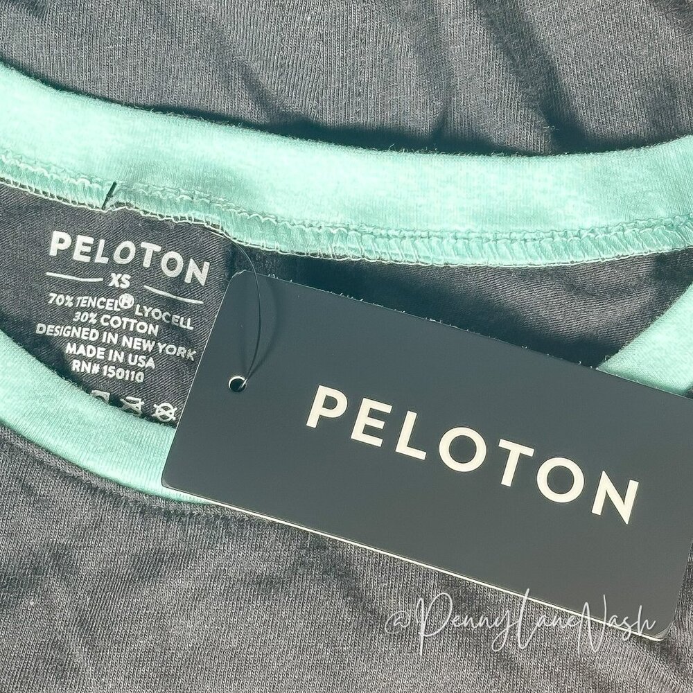 NWT Peloton Tulip Back Athletic Tank Top Black - Picture 4 of 8
